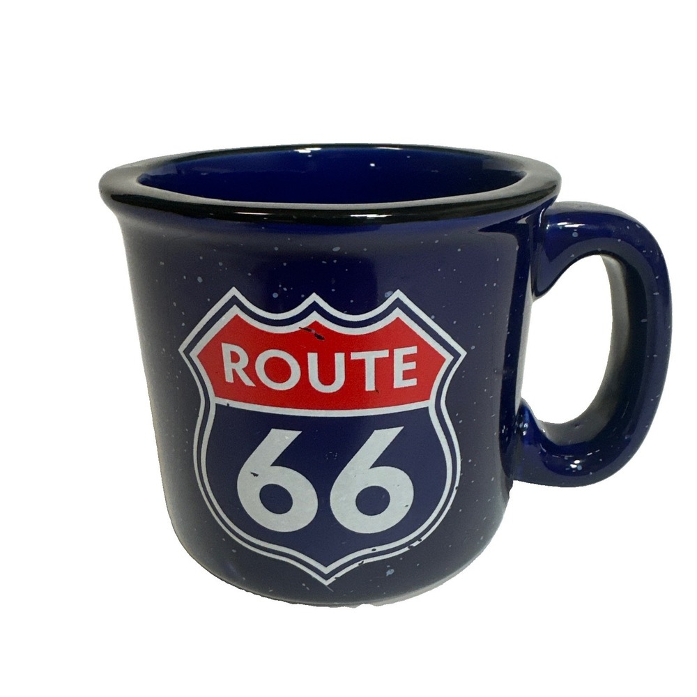Get Your Kicks on Route 66 Map Coffee Mug 12 Oz. Cup- America's Highway